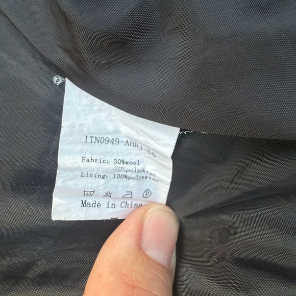 Ebossy Plaid A Line Midi Skirt Women's XL Wool Blend Lined Brown Blue Beige - Picture 4 of 6